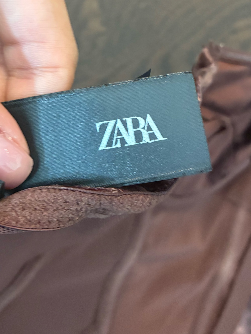 Zara Chocolate Brown Bustier Top - Picture 4 of 5